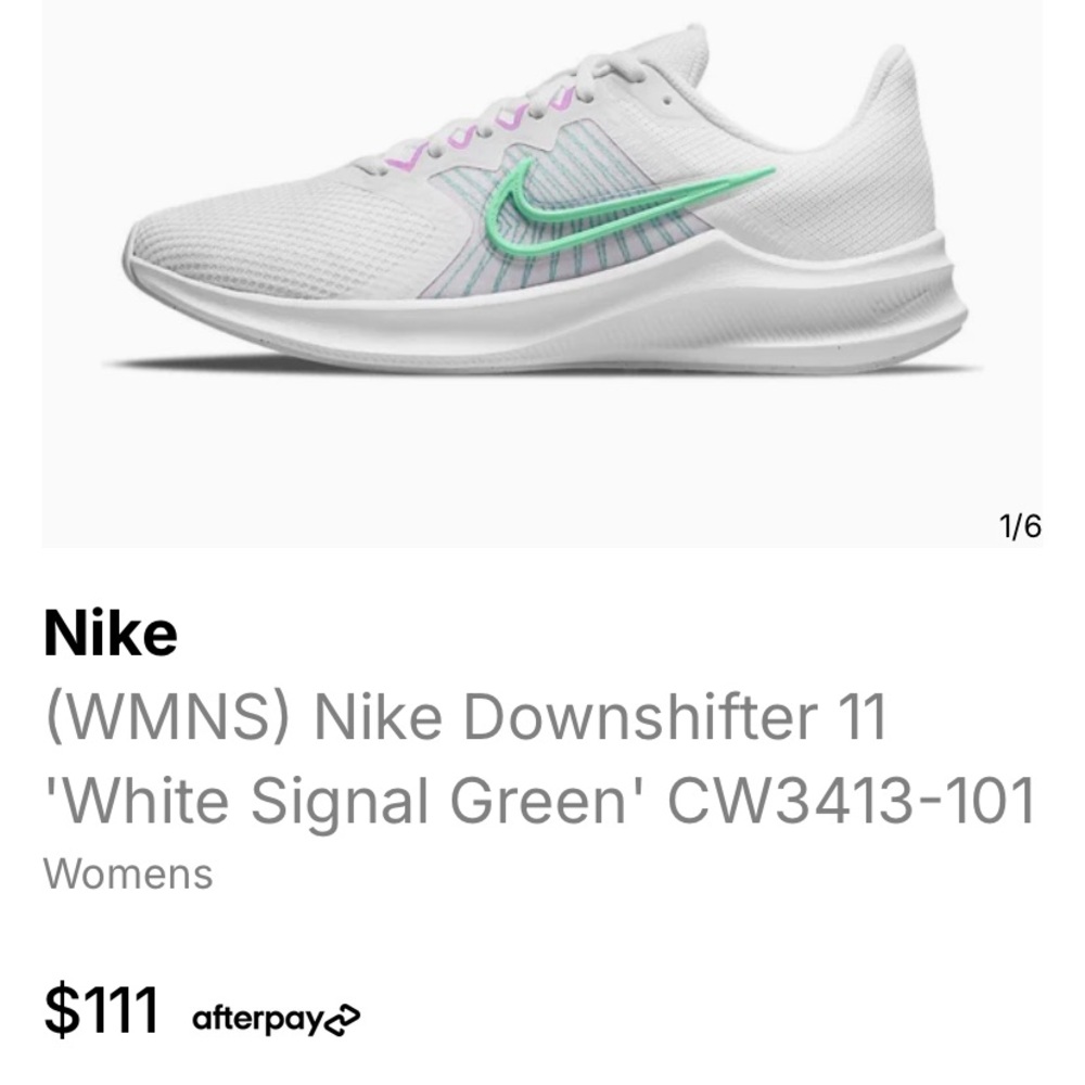 Nike Downshifter 11 ‘ White Signal Green’ - Picture 11 of 12